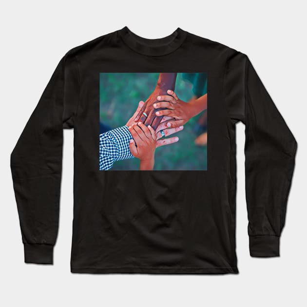 Love & Interracial (Interracial Family) Long Sleeve T-Shirt by Unique Designs